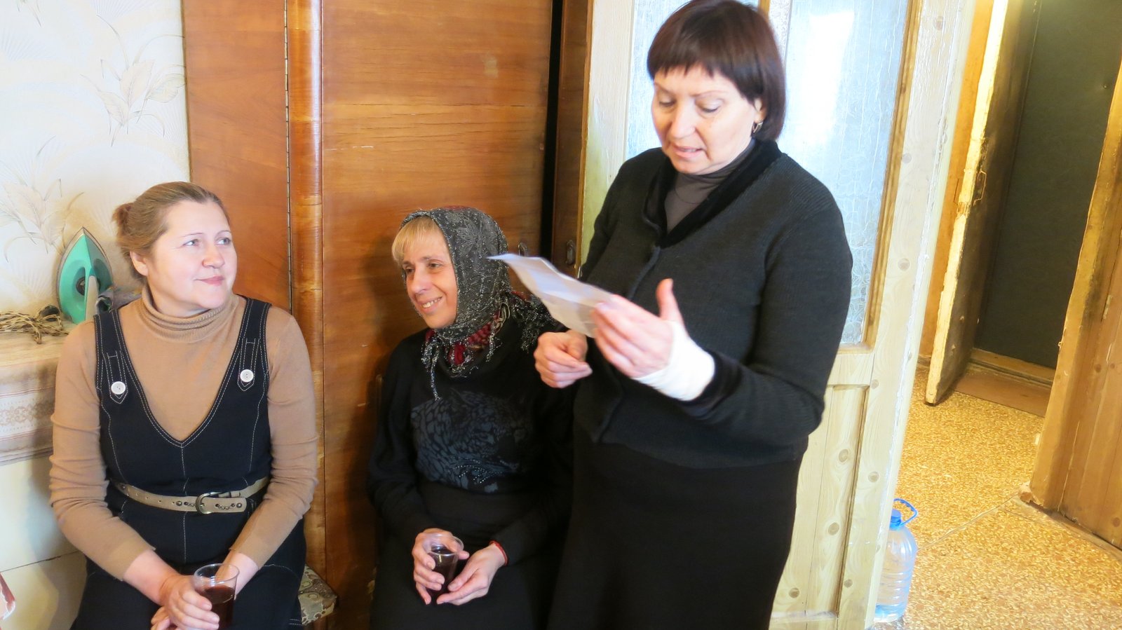 Празднование 92-летия прихожанки собора Базегиной Анисии Петровны. 08.01.2019