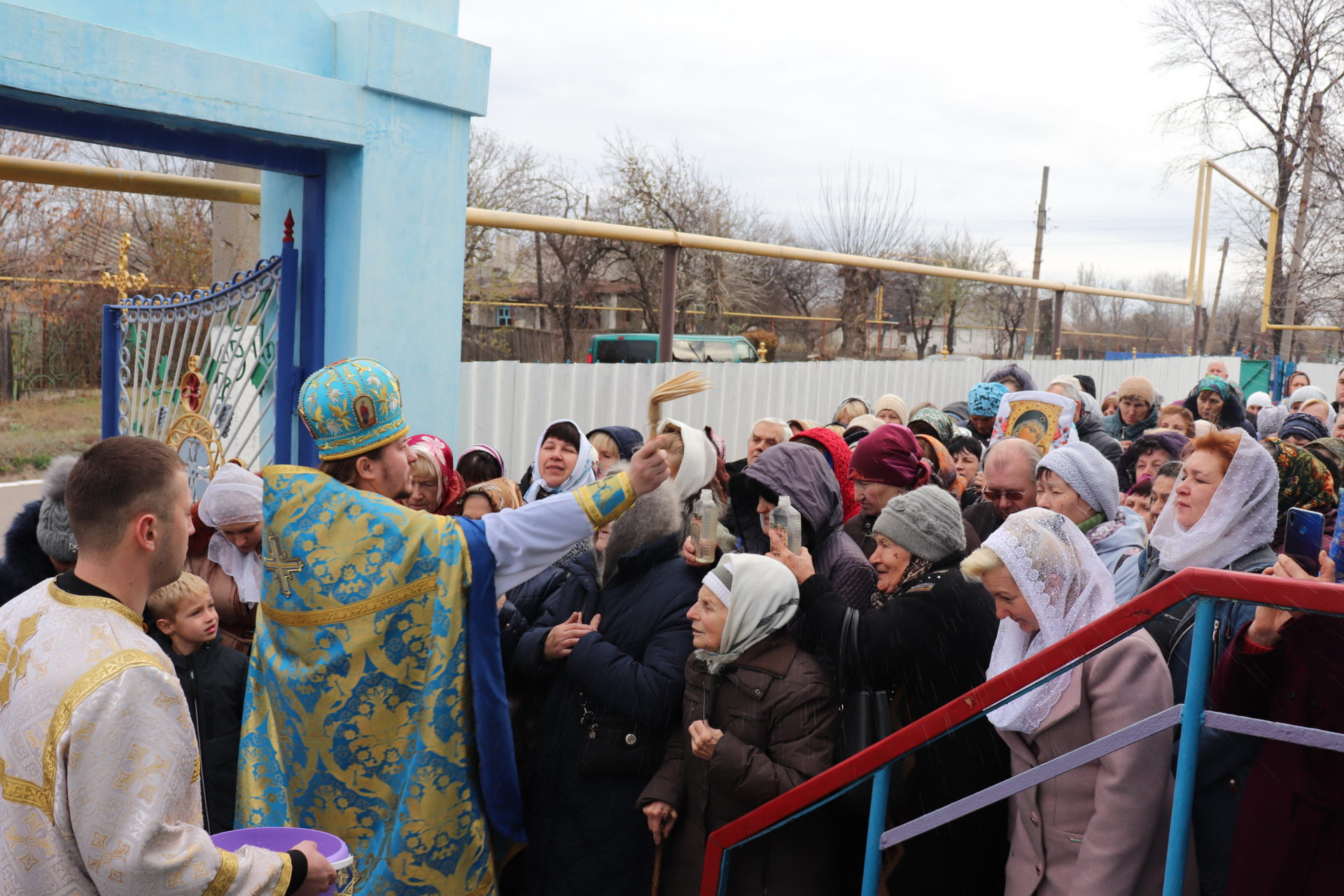 Празднование Казанской иконе Божией Матери в Казанском храме г. Алмазная. 04.11.2019