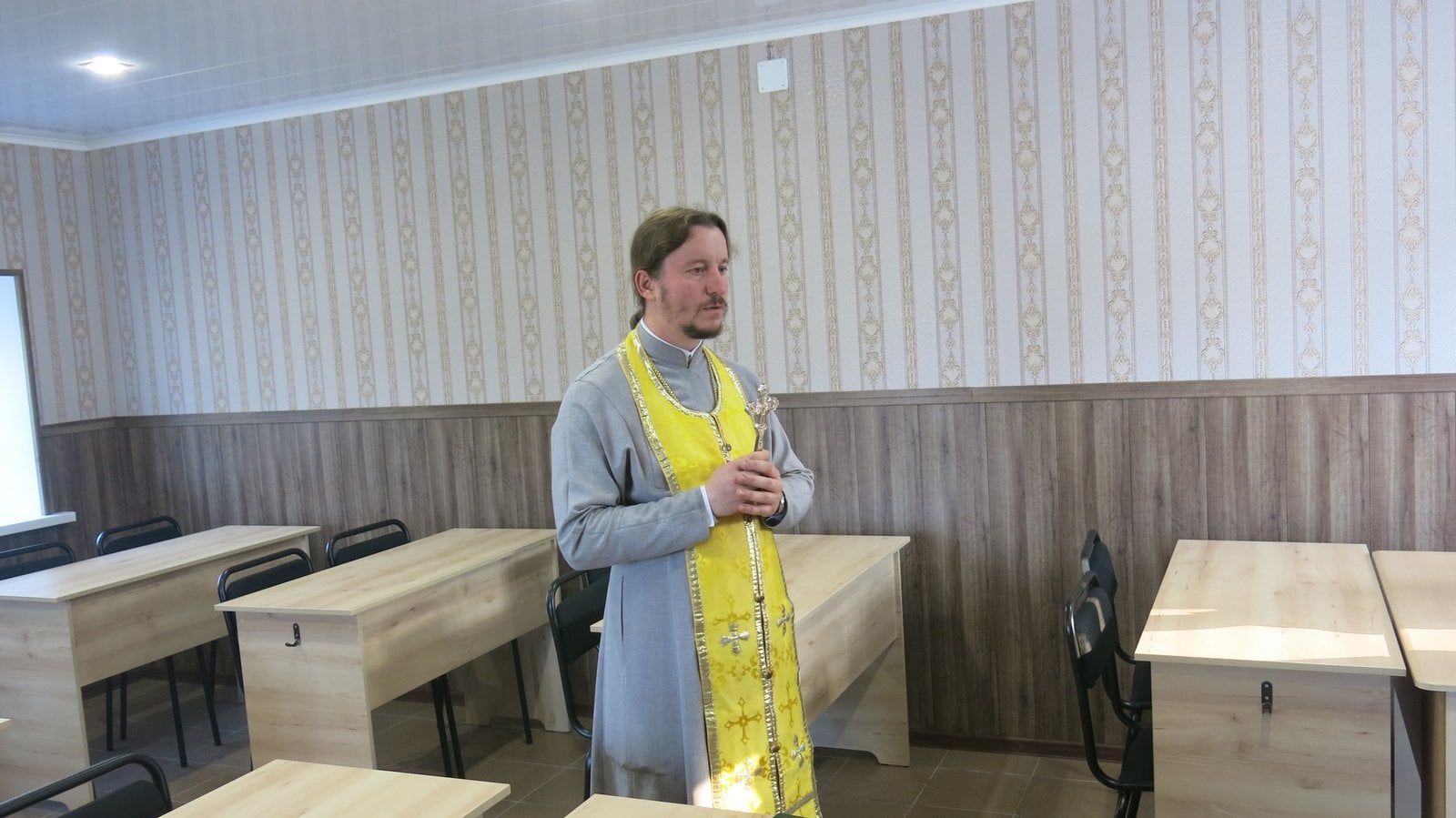Освящение нового учебного класса детской воскресной школы Свято-Николаевского собора г. Стаханова. 19.08.2020